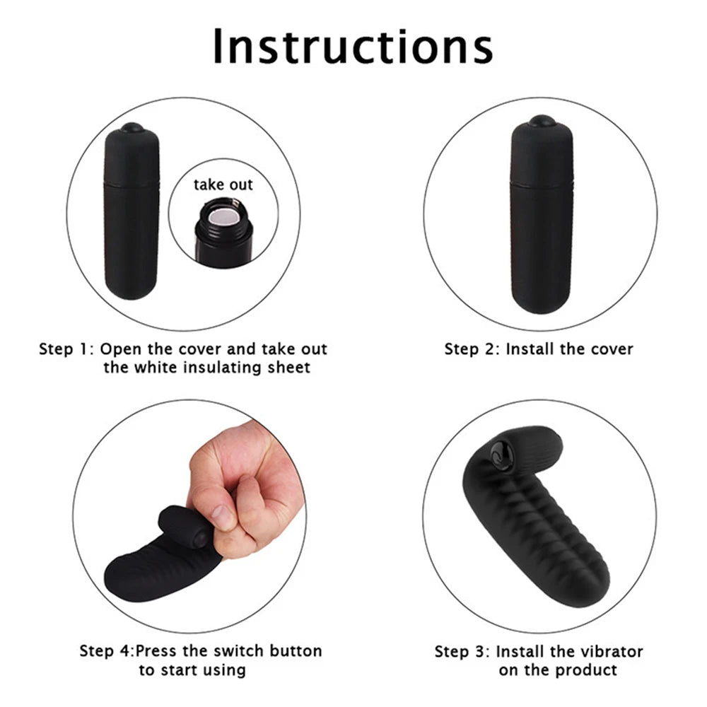 Intimate Finger Sleeve Vibrator